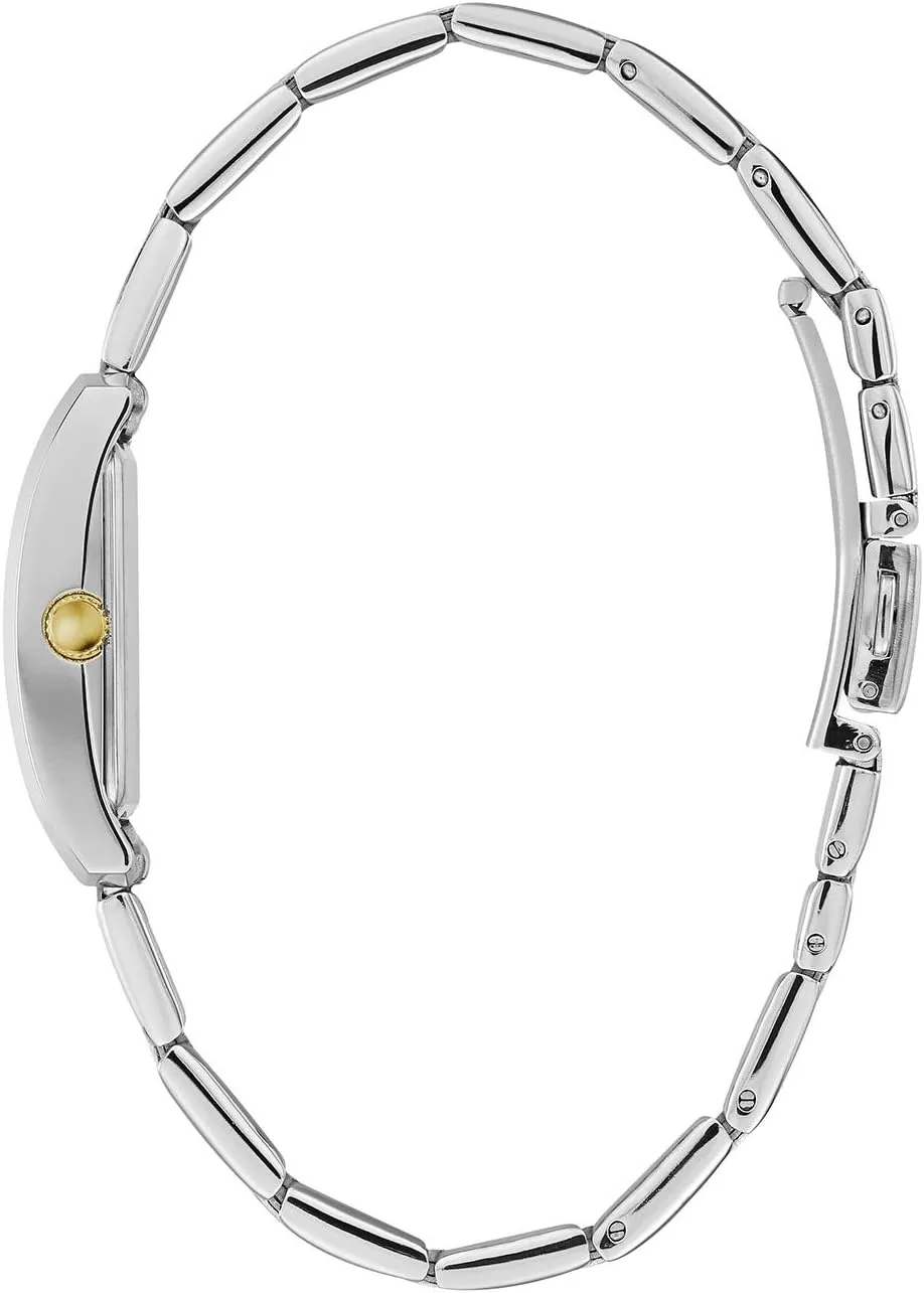 Rectangle Case, Roman Numeral, Curved Mineral manage passive supremacy wary street climb Caravelle by Bulova Ladies' Dress 3-Hand Quartz Watch, 