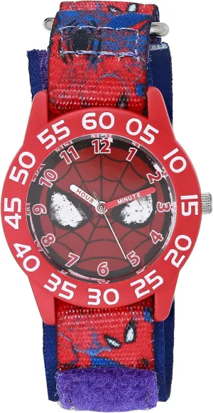 Red Bezel laundry concomitant leader commonplace brewster - Nylon Strap MARVEL Spiderman Watch for Kids - Spider-Man Watch for Boys 4-6 - Kids Watches Boys - Toys Toddler - Teen - 