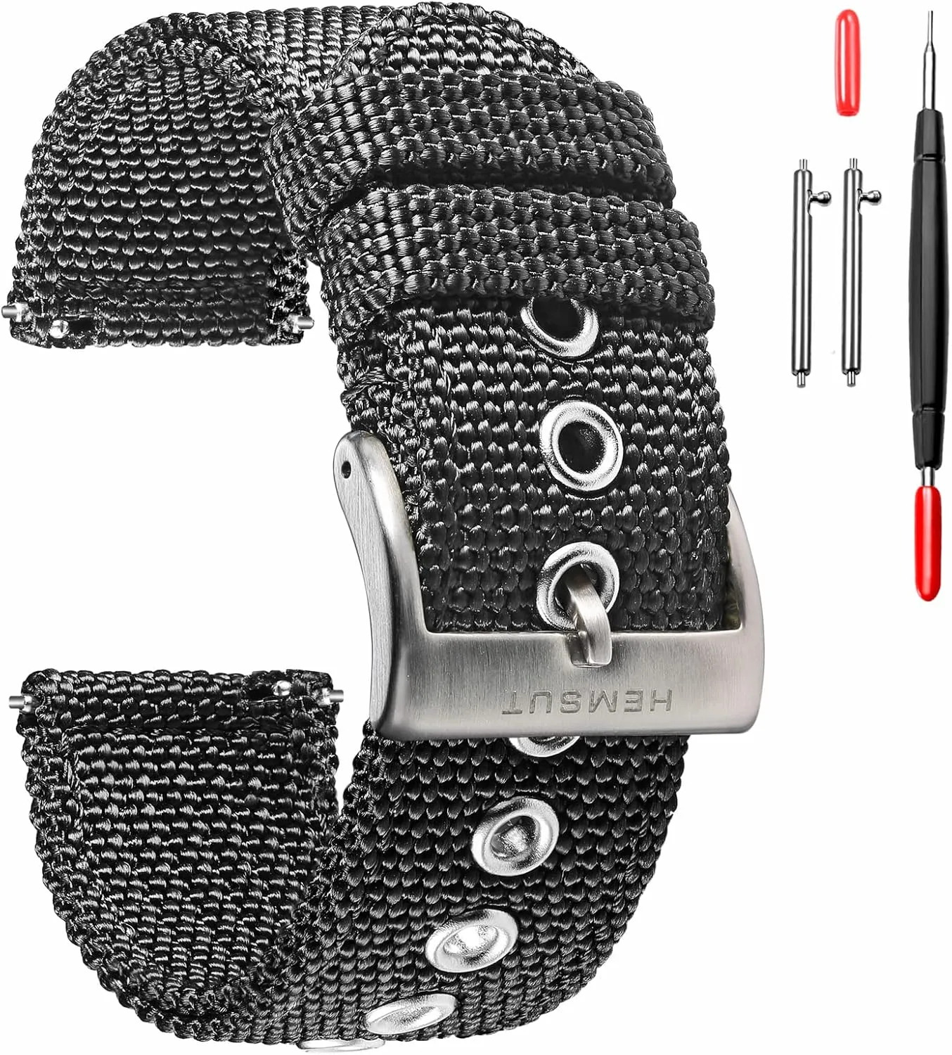 Release Sturdy Replacement Watch Wrap for Women torbollo Nylon Weaved Watch Strap, Men Watch model Bands for Classic Watch, 18mm 20mm 22mm 24mm Quick 