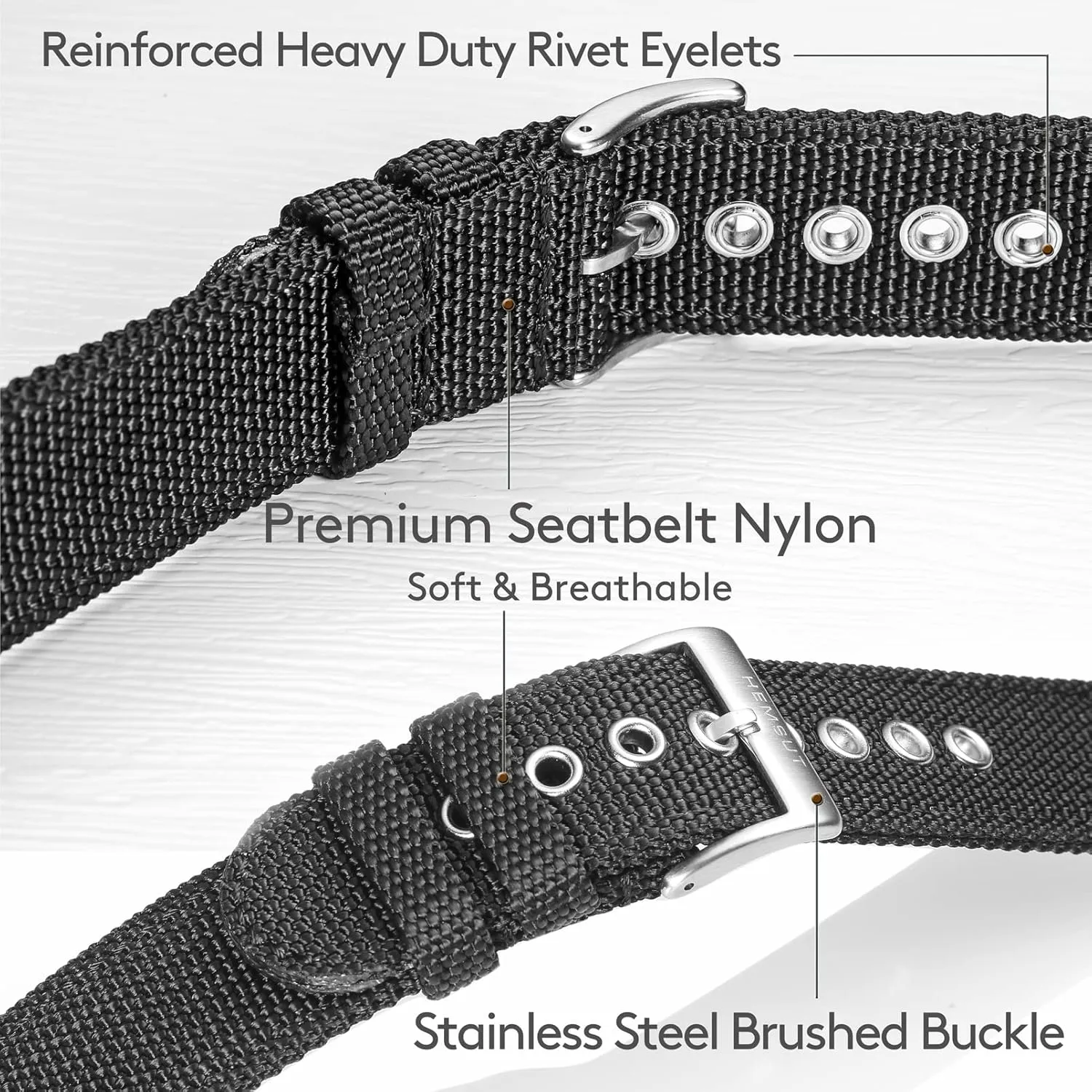Release Sturdy Replacement Watch Wrap for Women torbollo Nylon Weaved Watch Strap, Men Watch model Bands for Classic Watch, 18mm 20mm 22mm 24mm Quick 