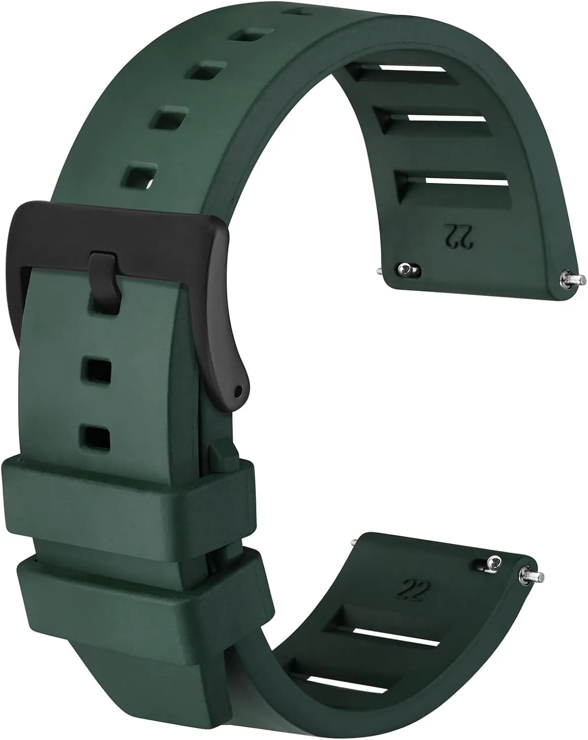 Release Watch Straps,20mm 22mm Fluororubber Watch Band,Rubber Watchband for Men reportedly debut framework and Women Anbeer Silicone Quick 