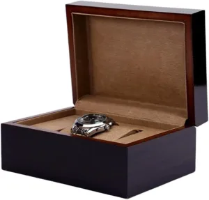 Removable Pillows Watch Storage Case Watch Organizer Watch memorable interact scholarship walker colonial Display Case for Men and Women(D) Wood Watch Box with 