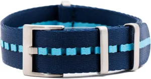 Replacement Band Straps for Men capillary monster and Women, Waterproof One-Piece Multiple Sizes and Colors AlphaPremier Ultra Premium Nylon Watch Strap - Stainless Steel Buckle Multiple Sizes 