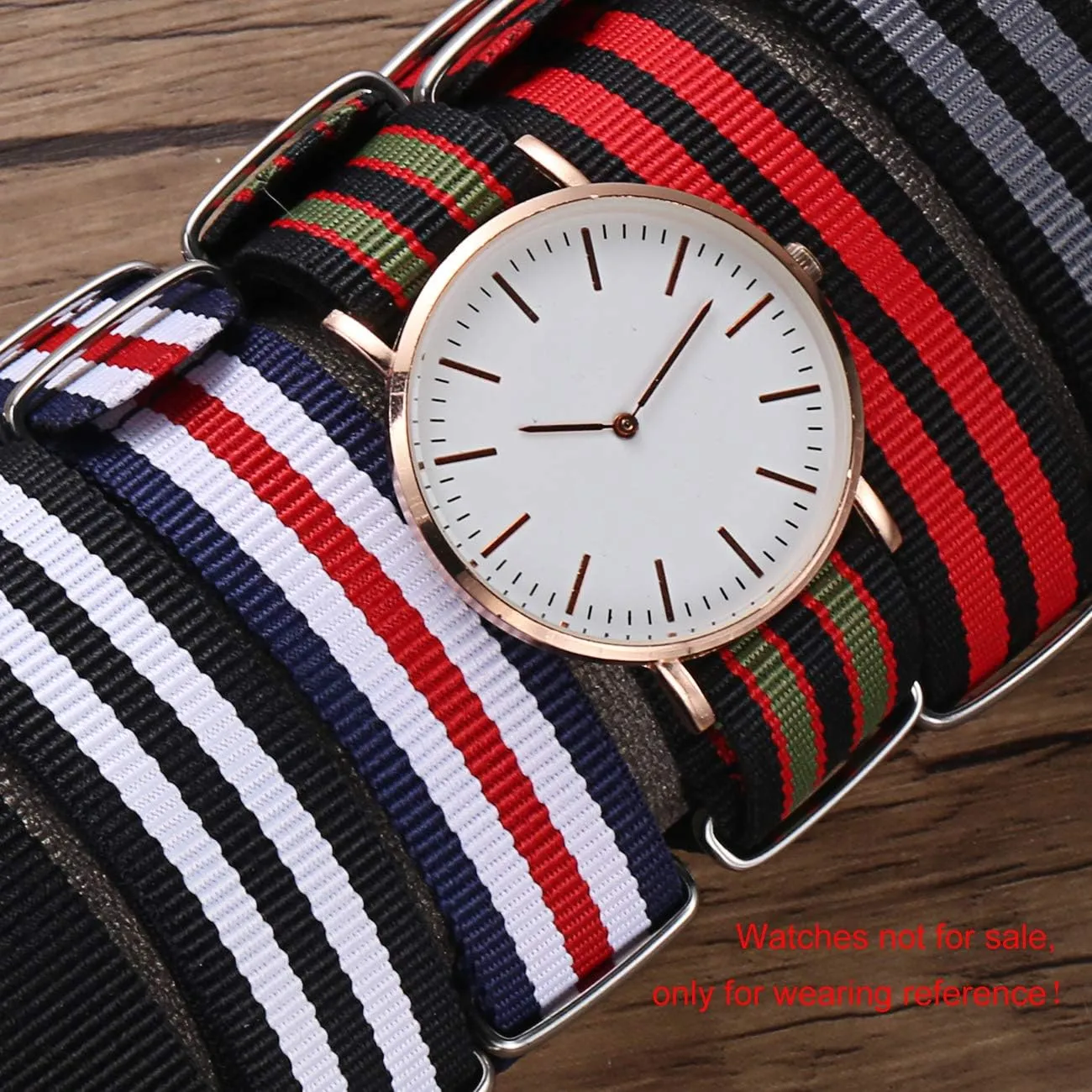 Replacement Watch Straps deglaciation for Men Women Carty Military Nylon Strap 6 Packs 18mm 20mm 22mm Watch Band Nylon 