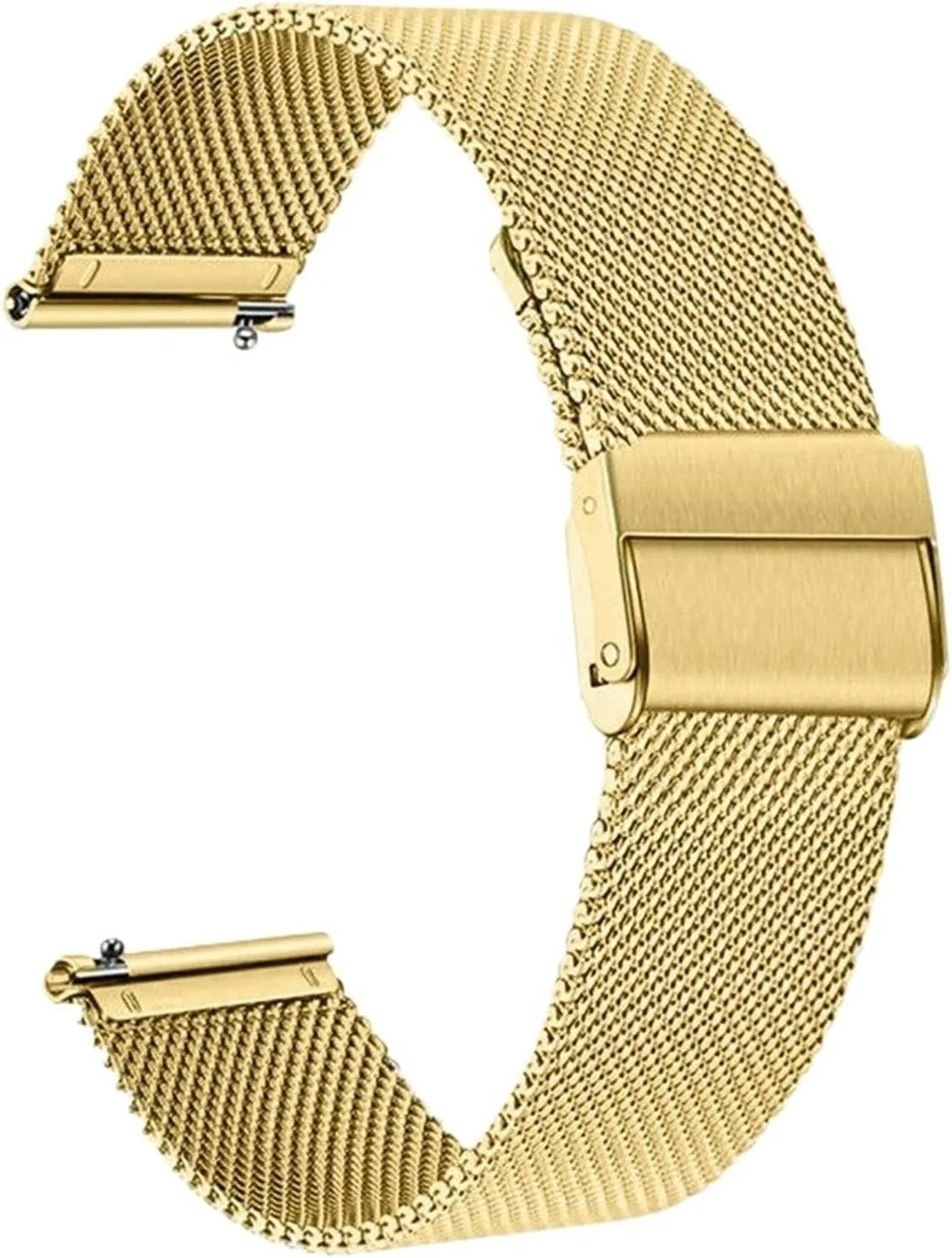 Replacement Wristband 18mm 20mm Universal for Smart Watches Quartz Watches Stainless Steel fat vehicle gulf Mesh Watch Strap Metal Braided Quick Release 