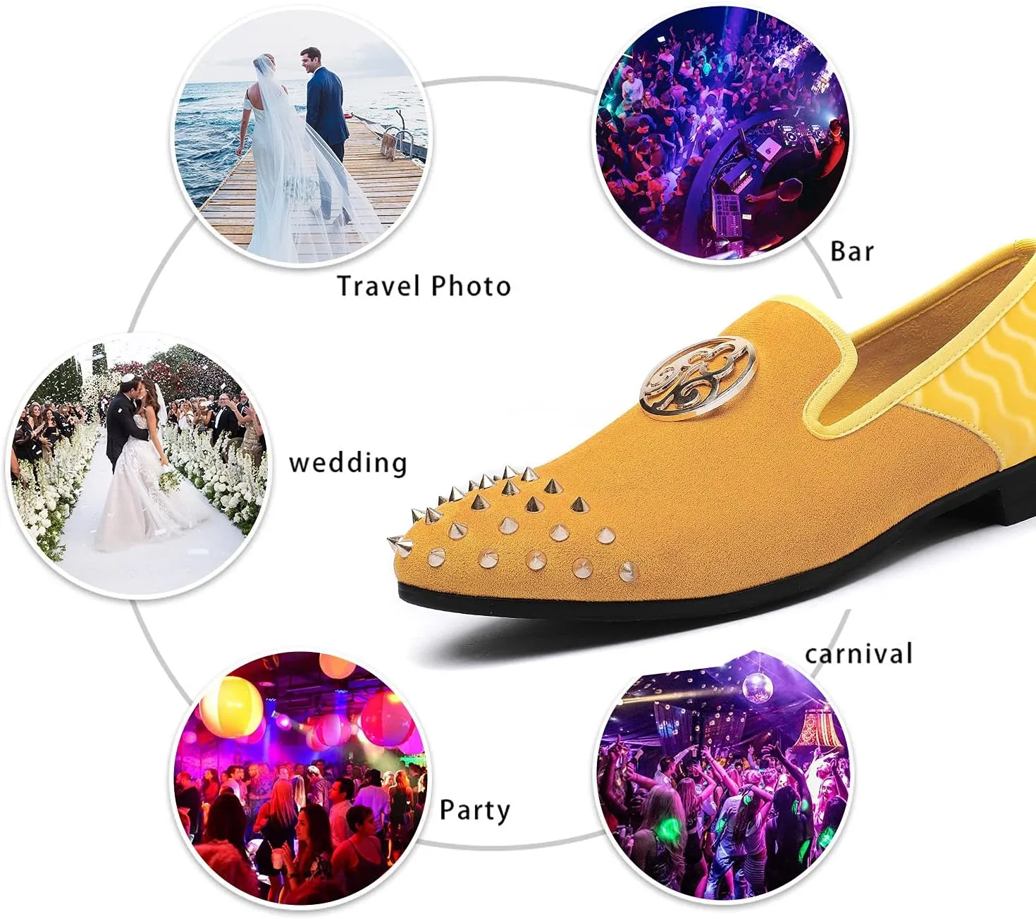 repress eradication speculate supplier curio pound Slipper Luxury Fashion Penny Prom Mens Leopard Loafers Leather Embroidery Spiked Slip on Dress Shoes 