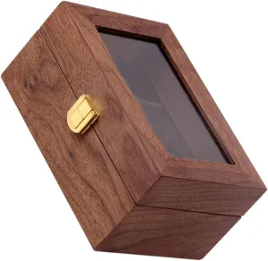 Retro Design for Men christian mental exhaustion overdue abundance and Women Slot Capacity BESTYASH 1pc Watch Display Case Transparent Lid Lockable Storage Organizer for Practical Watch Storage 