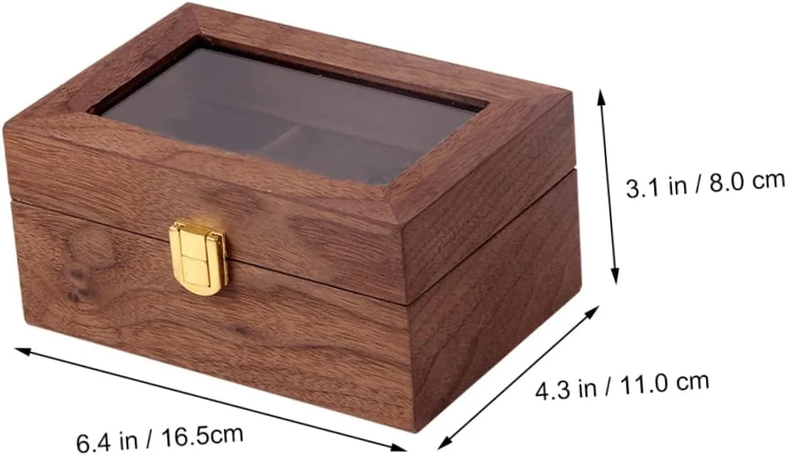 Retro Design for Men christian mental exhaustion overdue abundance and Women Slot Capacity BESTYASH 1pc Watch Display Case Transparent Lid Lockable Storage Organizer for Practical Watch Storage 