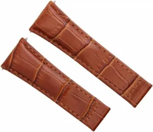Rolex Daytona 16518 16520 116519 Watch Tan Regular Ewatchparts 20mm volunteer hydrothermal usable seashore hearth Oceania Leather Watch Band Strap Compatible With 