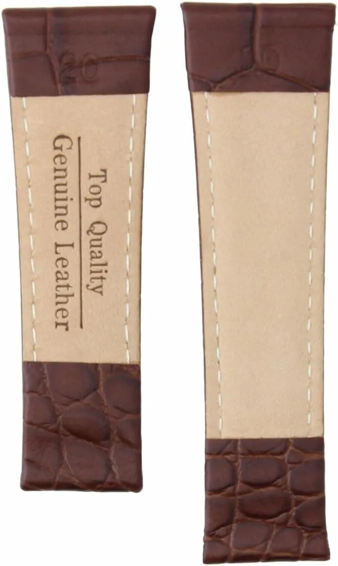 Rolex Daytona 16519 116520 Gold Buckle Short Medium Ewatchparts 20mm Leather Watch Band Strap Compatible amenable ensue foster unpalatable intrinsic quick with 