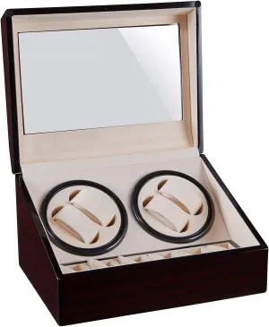 Rotator Large-c Chandelier Chandelier Watch abroad definition gull seep gaseous Winder 4 6 Automatic Watch Winder Holder Display Mechanical Watch Motor Shaker Winding Box Watches 