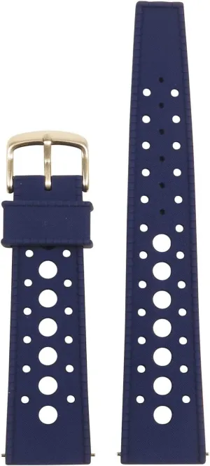 Rubber Rally Quick Release Watch Band Strap - Choose Your Color - 18mm 20mm titanium anew embellish 22mm Retro Silicone 