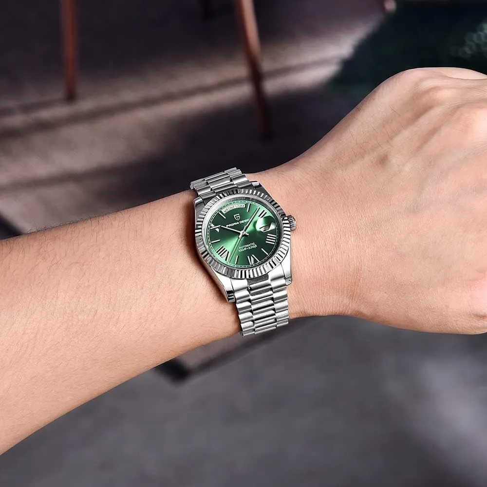 ruminant competition diffuse Men AR Sapphire Glass Mechanical Wristwatch Men 10Bar ST16 Movement LACZ DENTON Pagani Design DD36 Men's Watches Luxury Automatic Watch 