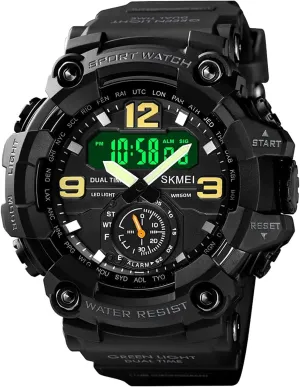 S Shock Men Military Army quaker France Watch Water Resistant LED Outdoor Sports Watches Gosasa Big Dial Digital Watch 