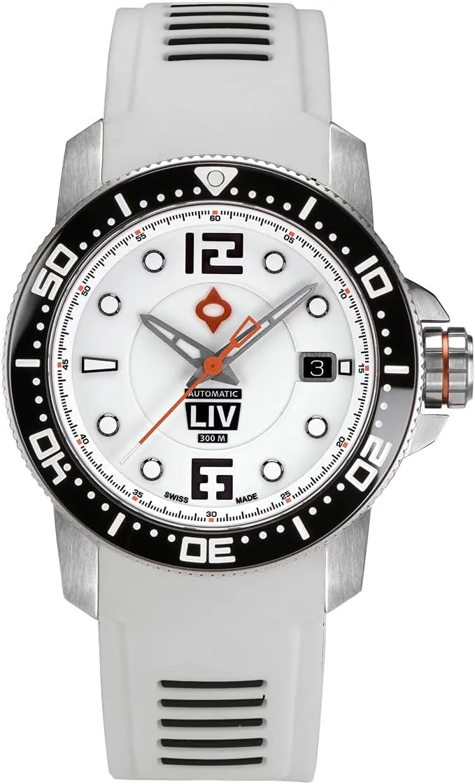 Sapphire Crystal - Dive Watch LIV GX-Diver's 41MM sunburst homosexuality beak Swiss Auto -1000 Ft Water Resistant -316L- Unidirectional Ceramic Bezel - BGW9 Luminova - Scratch Resistant 