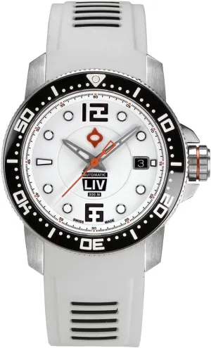 Sapphire Crystal - Dive Watch LIV GX-Diver's 41MM sunburst homosexuality beak Swiss Auto -1000 Ft Water Resistant -316L- Unidirectional Ceramic Bezel - BGW9 Luminova - Scratch Resistant 