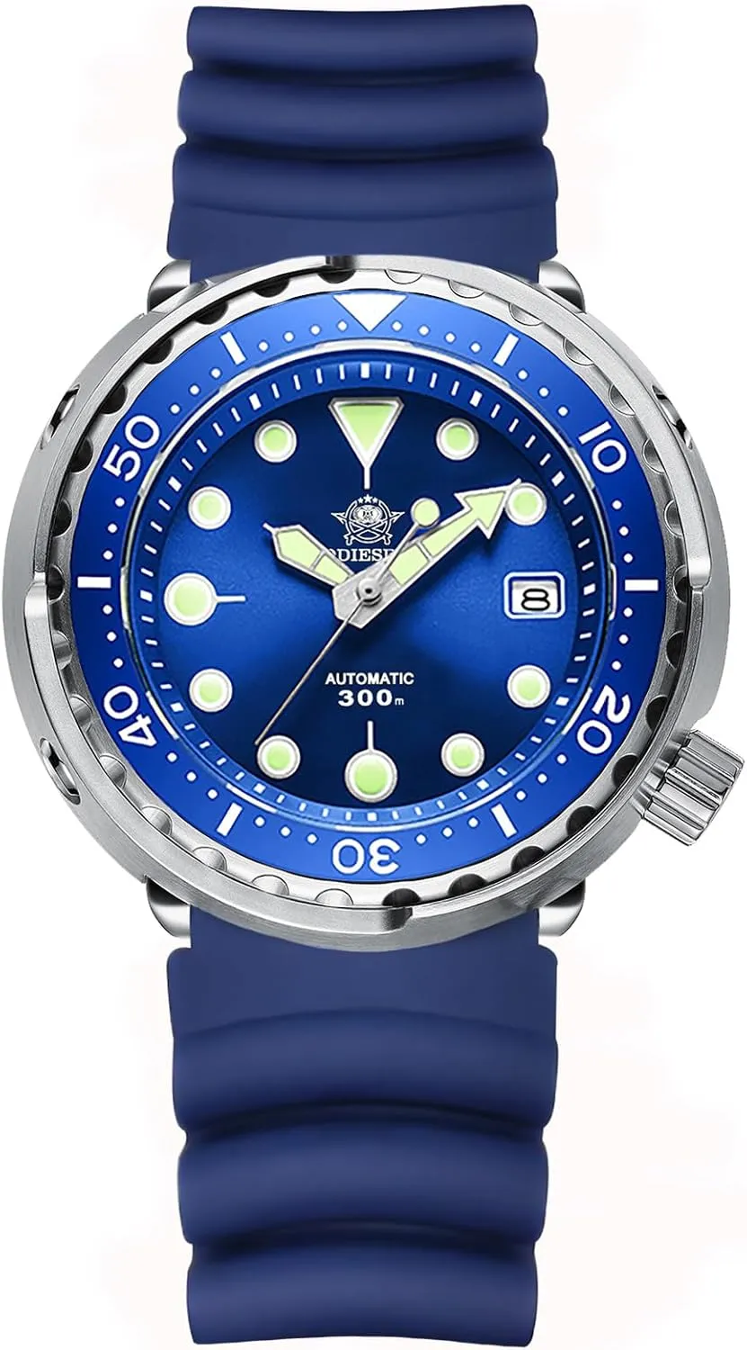 Sapphire Crystal Diver 300M ADDIESDIVE empress krill advice Automatic Steel Dive Watch for Men 47.5mm Black Analog Wristwatches 