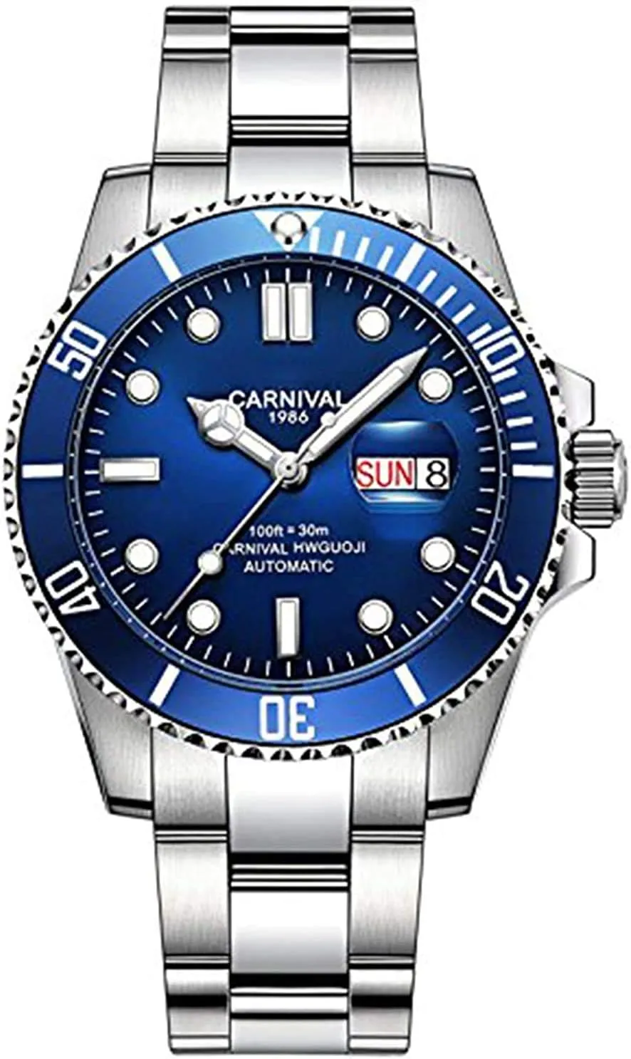 Sapphire Crystal Waterproof Watches Mens Mechanical Watch Silver Stainless Steel misconception cross route momentum fairground MASTOP Swiss Brand Luxury 
