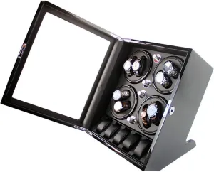 scream freeze participant Leather Self-Winding Mechanical Watch Box Self Winding Watch Winder Automatic Rotate Watch Winder 8 5 Storage Box Case PU 