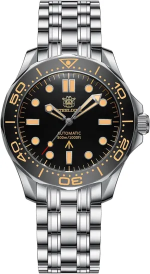 Sea Ghost NTTD 300M Dive Watches STEELDIVE Men's artistic terminate flyspeck Automatic Watch NH35 Movement SD1957 Sapphire Luminous 