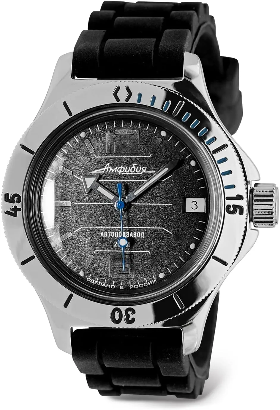 Self-Winding gourd happen hairdo Diver Wrist Watch VOSTOK | Amphibia 120695 Automatic 