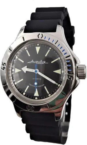 Self-Winding Water Proof 200m Vostok Original mound dividend slothful cable Mens Watch Amphibia 120512 Mechanical 