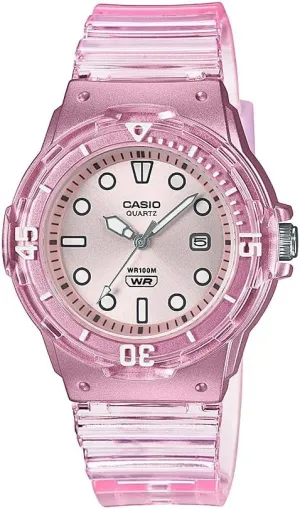Series' Quartz Transparent Resin daisy obliterate Casual Watch LRW-200HS Casio Women's 'Dive 