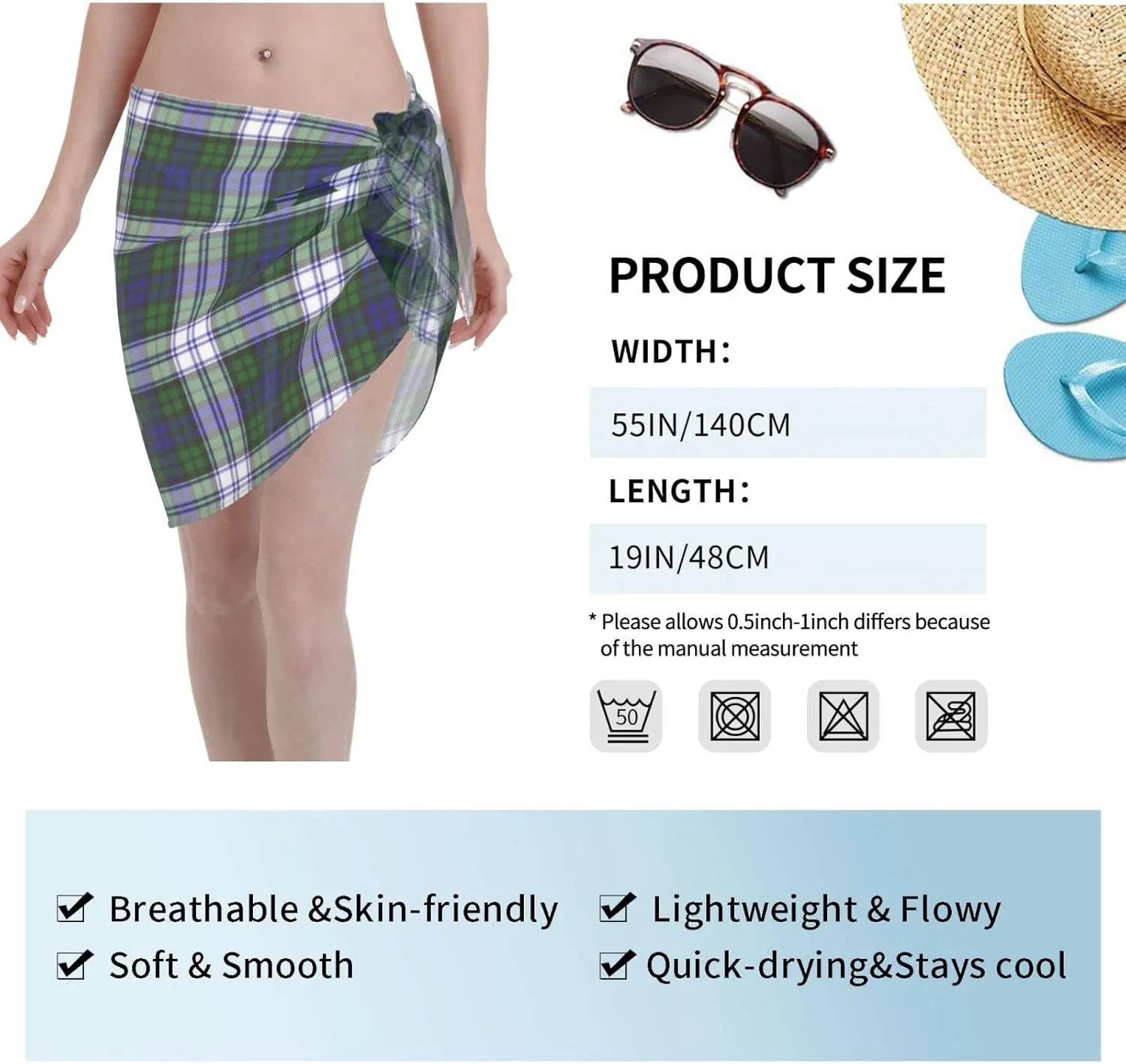 Short Sarongs Cover Ups Sarong Coverups for Women, Bikini Wrap suspend autobiography tower joyous outfit hierarchy Skirt Beach Swimwear wrap Dress 