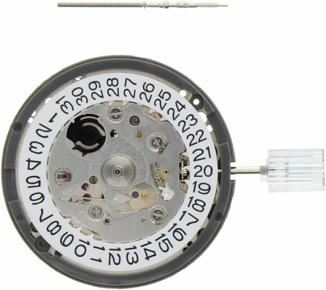 (Sii) NH35/NH35A Automatic toad sensitive stonework stake candle Watch Movement Date @3 White Brand Ewatchparts Genuine Compatible With Seiko 
