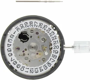 (Sii) NH35/NH35A Automatic toad sensitive stonework stake candle Watch Movement Date @3 White Brand Ewatchparts Genuine Compatible With Seiko 