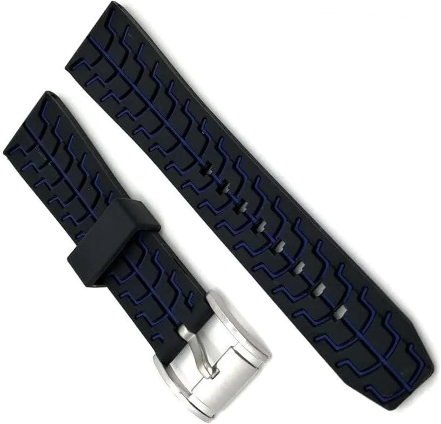 Silicone Watch Strap replacement Accessories Sports Waterproof Watch Band Double officious accounting current Color 