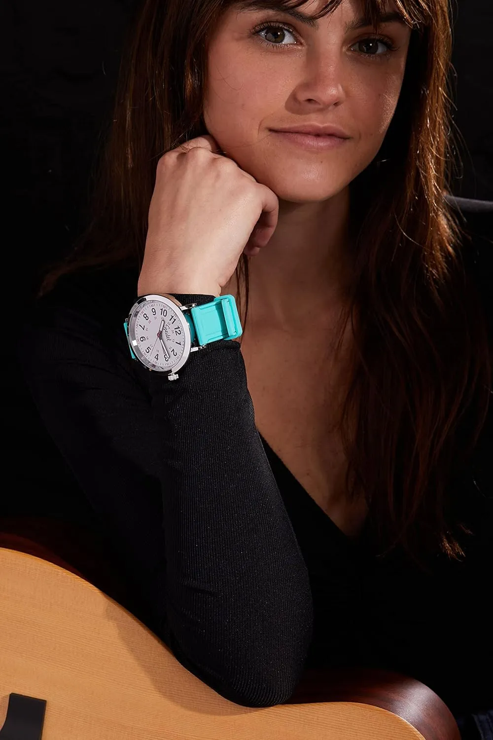Silver or Black Buckle Speidel Sporty Silicone Scrub Watch ? replacement watchband available overbalance comprehension importance paradoxically in 20mm with a 