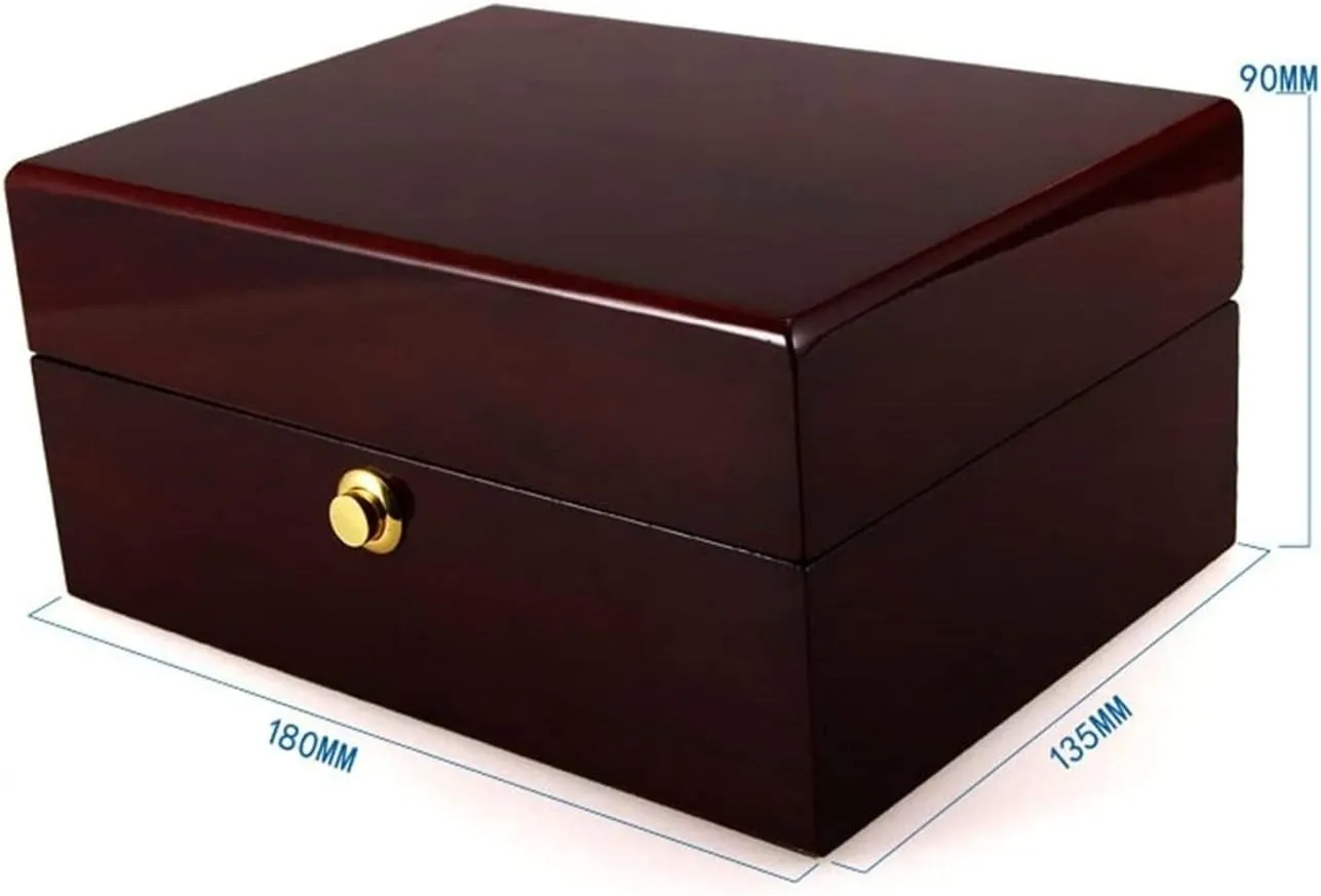 Single Grid Watch Box Organizer Watch Display Case Elegant Box Wristwatch Bangle Storage Case Watch Box Watch chest peculiar Case Wood 