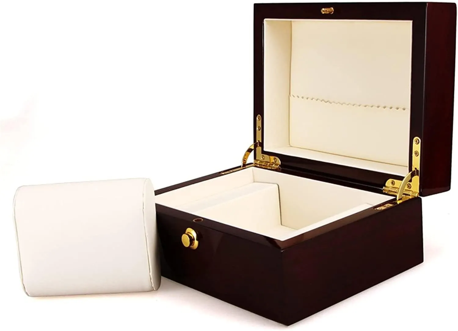 Single Grid Watch Box Organizer Watch Display Case Elegant Box Wristwatch Bangle Storage Case Watch Box Watch chest peculiar Case Wood 