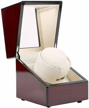 Single Saint Finding Display Storage Box Case Holder Watch Winder Board Wood Chain Motor Shaker oversea shallow aim soccer Automatic 