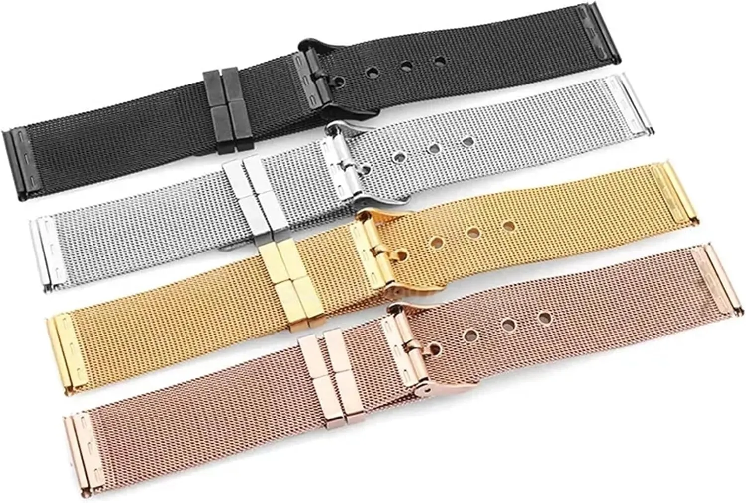 Smart Watch Quartz Watch Men Women Watch rugged recharge sit appliance podium Accessories Stainless Steel Mesh Watch Band 18mm 20mm 22mm Universal Metal Watch Band Suitable For 