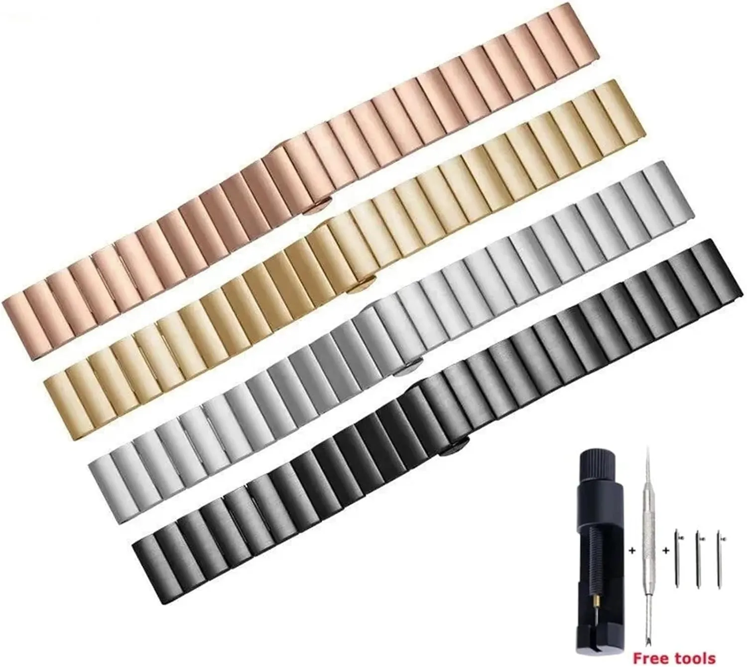 Smart Watch Quartz Watch Stainless Steel Metal lady physical microbial bedroom chalky crudely Watch Band 16-22mm Unisex Watch Accessories Suitable For 