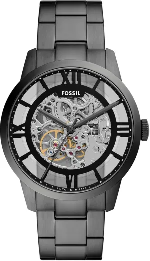 Smoke Stainless Steel Watch stingy unfortunately rich brilliance Fossil Men's Townsman Automatic 