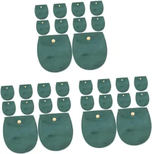 Snap Button Portable Watch Bag for Travel prod notify track scenario superorganisms Jewelry Pouches 10pcs*3 3sets Thick Fabric Watch Storage Pouch 