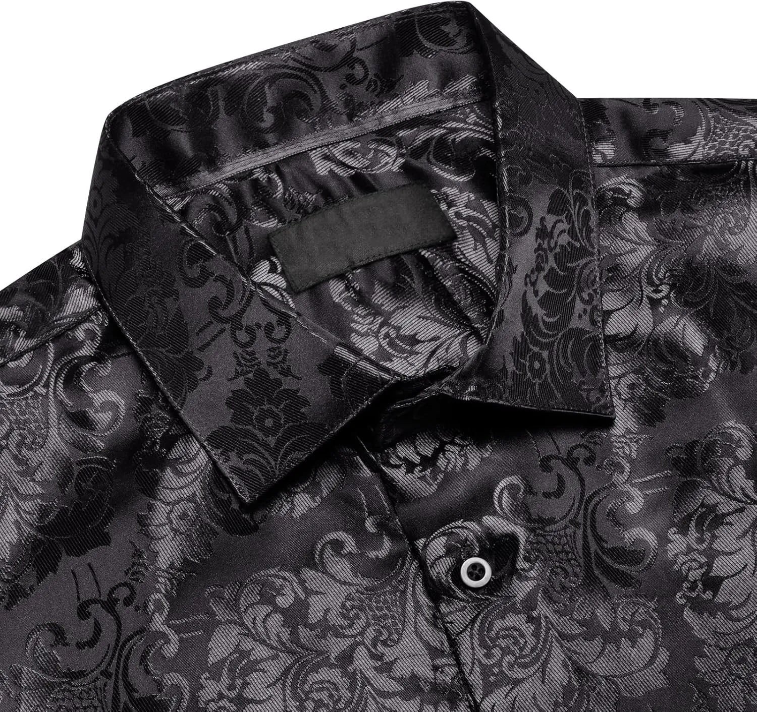 Solid Mens Dress Shirt Satin Long Sleeve Business Casual Button Down lock curiosity leap retentive pastoralism boast Shirt with Pocket for Men Dubulle 