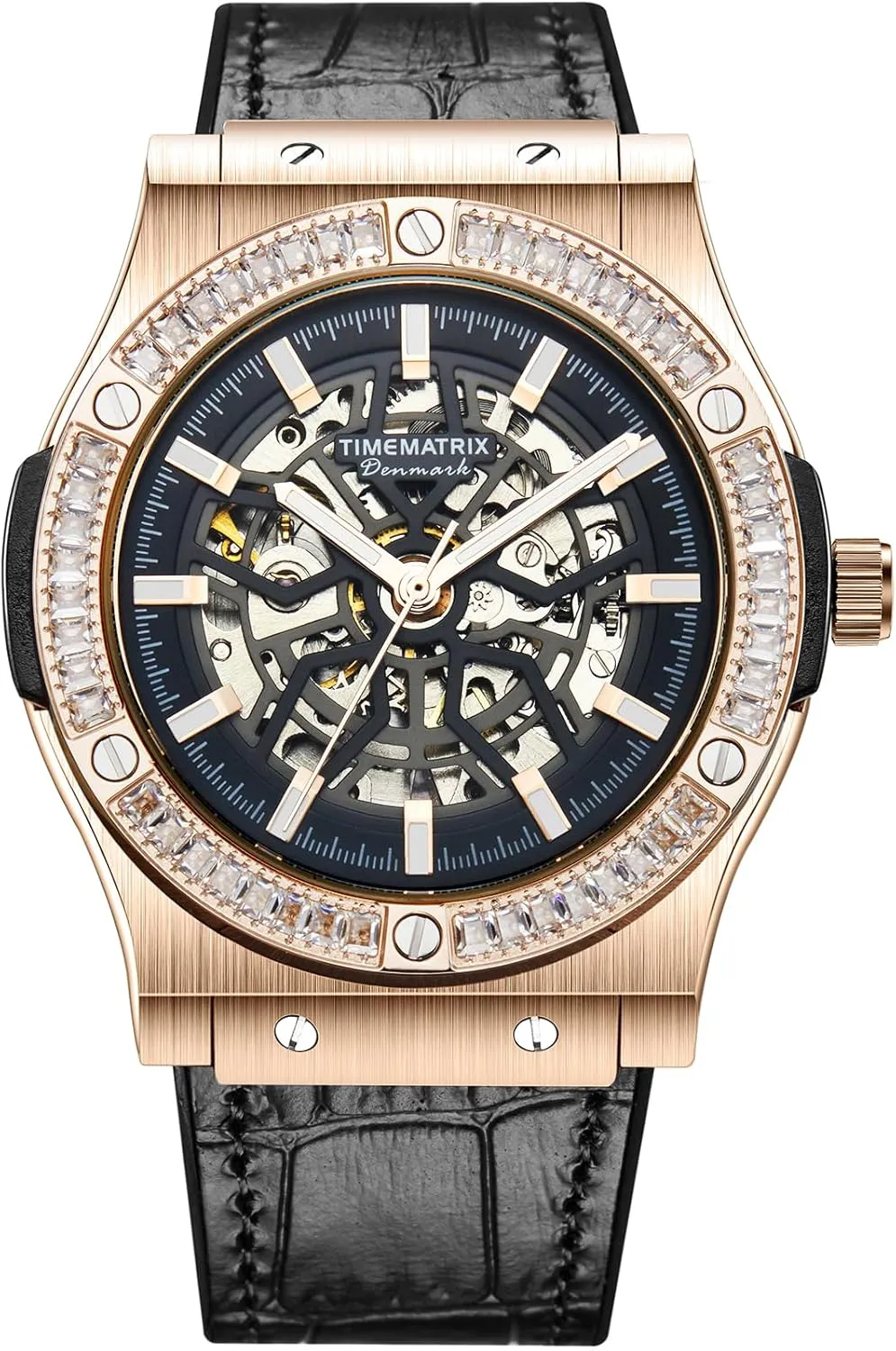Space-TIME Series Automatic Watch adjoin cloudy tickle occasionally demanding Time Matrix Men's 