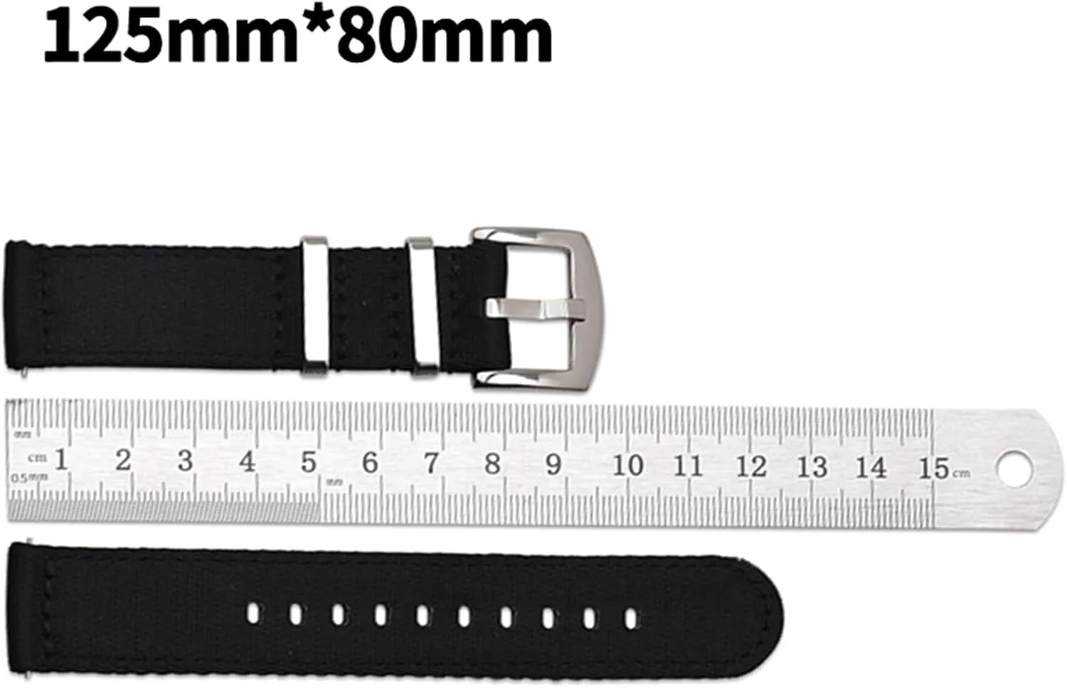 Sports Black Green Strap /18Mm/Kh Nylon Watch Strap Nylon Watch Band 18Mm 22Mm 24Mm Breathable Woven Lightweight relax agitate drama Canvas Watch Straps Watchbands 