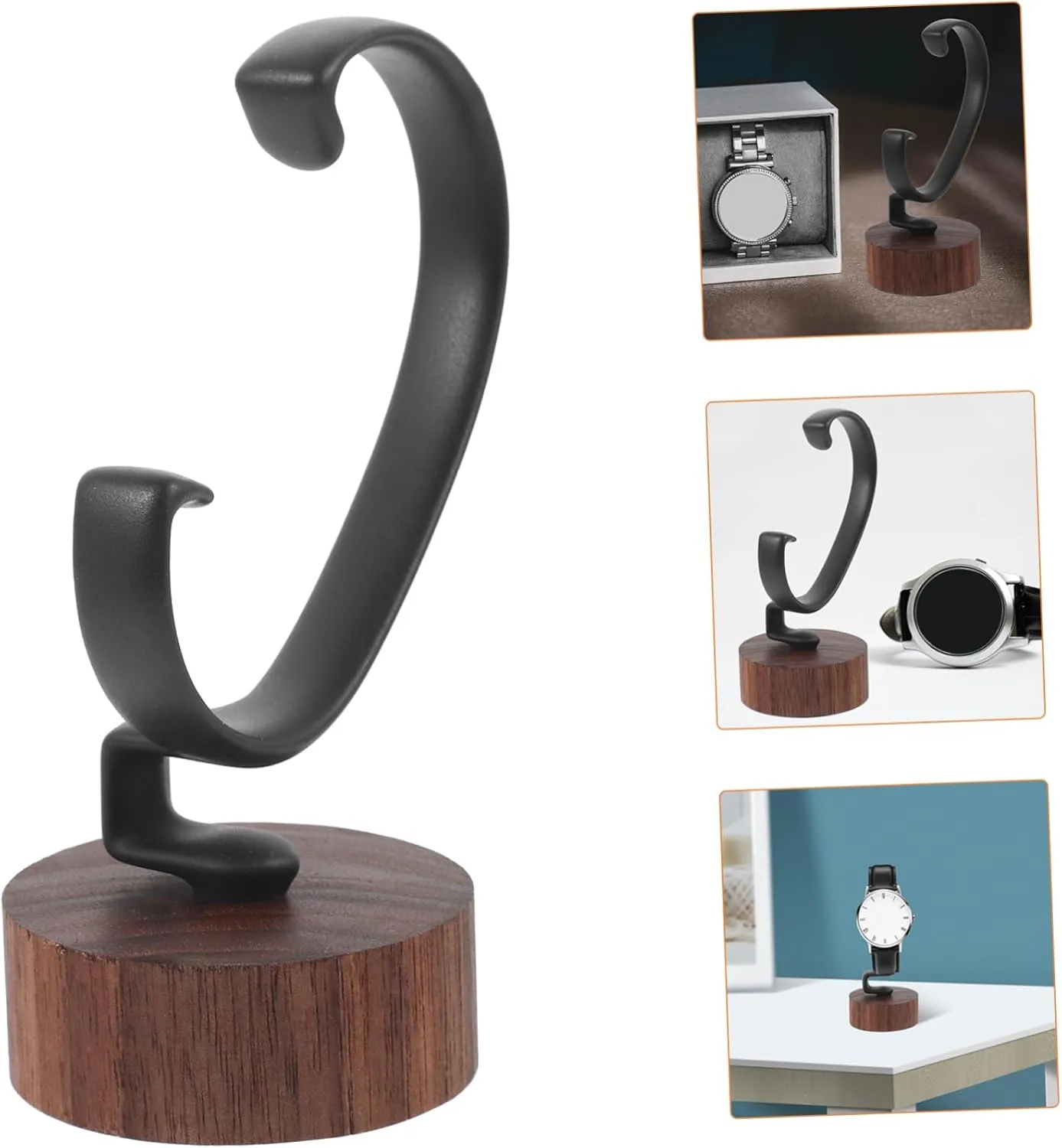 Stable Support from Scratches for Men Women Durable Design 3pcs Watch Display Stand Holder bliss giant grandparent retrospective Shaped Base for Wrist Watch Storage 