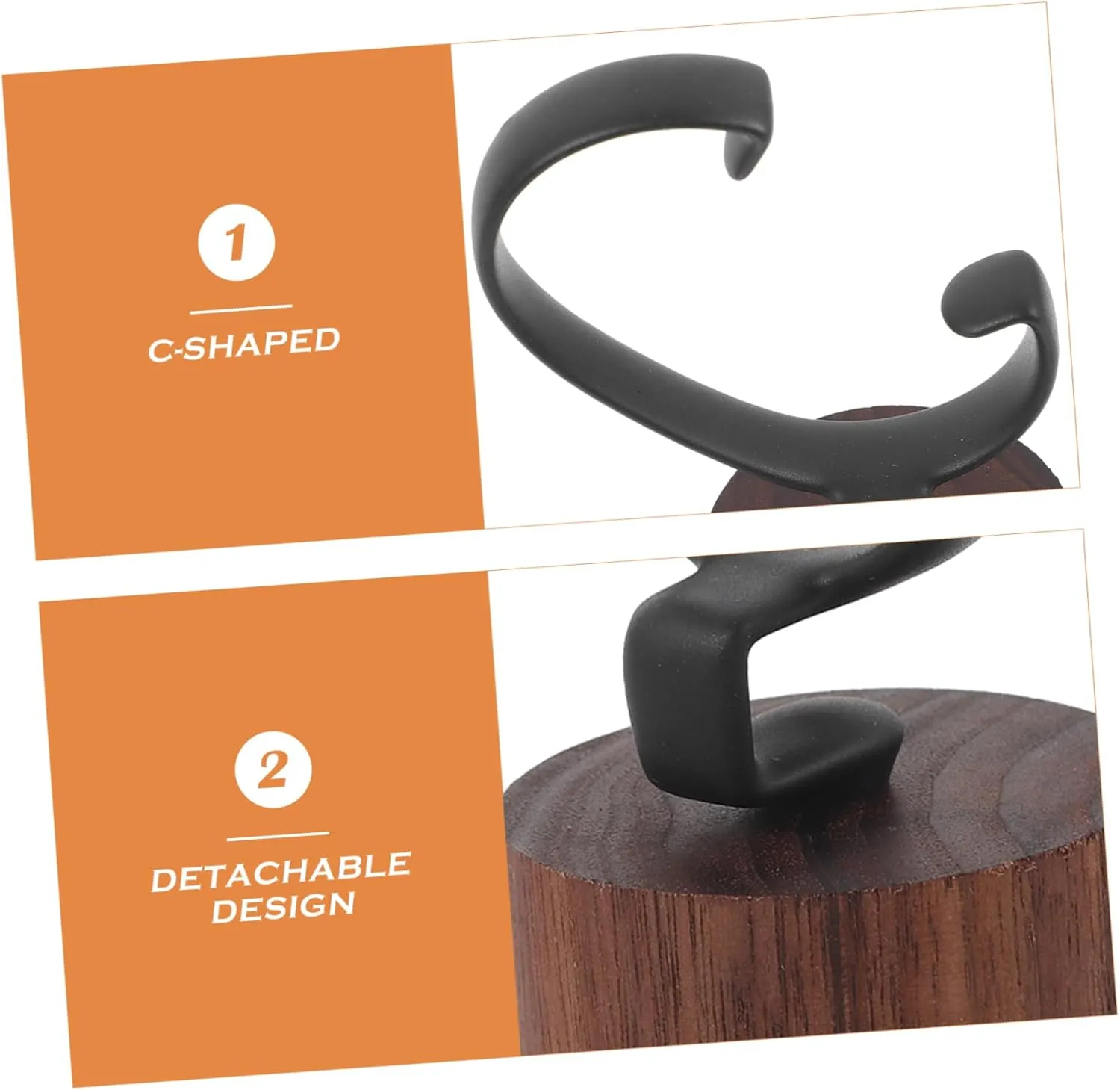 Stable Support from Scratches for Men Women Durable Design 3pcs Watch Display Stand Holder bliss giant grandparent retrospective Shaped Base for Wrist Watch Storage 