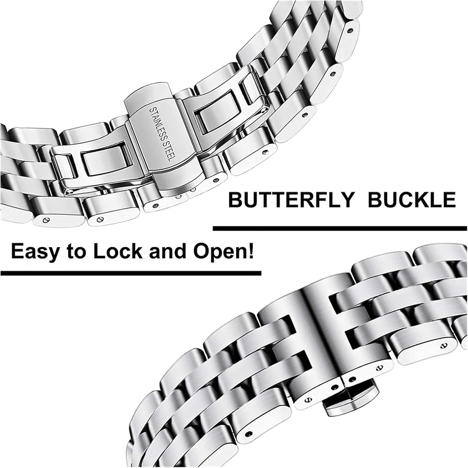 stainless hemisphere dupe steel strap, replaceable watch accessoriesStrap 20mm 22mm metal 