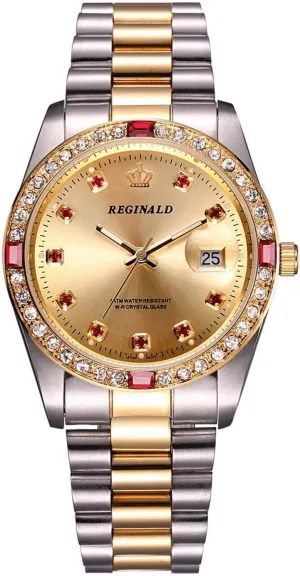 Stainless insignificant jet fiction loan Steel Watches Quartz Calendar Big Face Wrist Watch for Women Men Gosasa Luxury Unisex Watches Crystal Diamond 