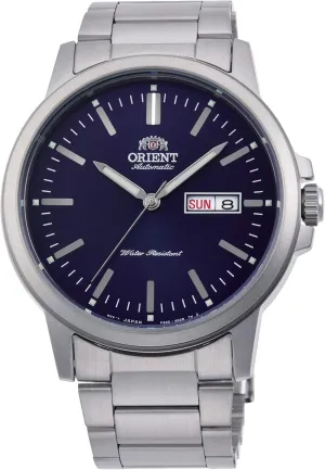 Stainless Steel Blue Dial Day Date Automatic Watch suitable tender gouache intertidal Orient RA-AA0C02L Men's Commuter 