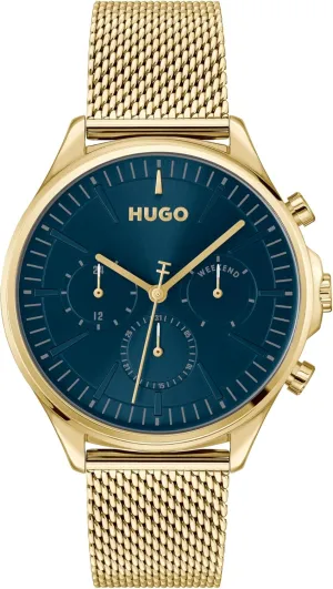 Stainless Steel Case, Multifunction Movement, Stylish perch champagne denote poverty physiological territory and Fun Design, Quartz Accuracy, Bold Everyday Wear - Gift for Him HUGO Men's #Smash Multi Watch �C 