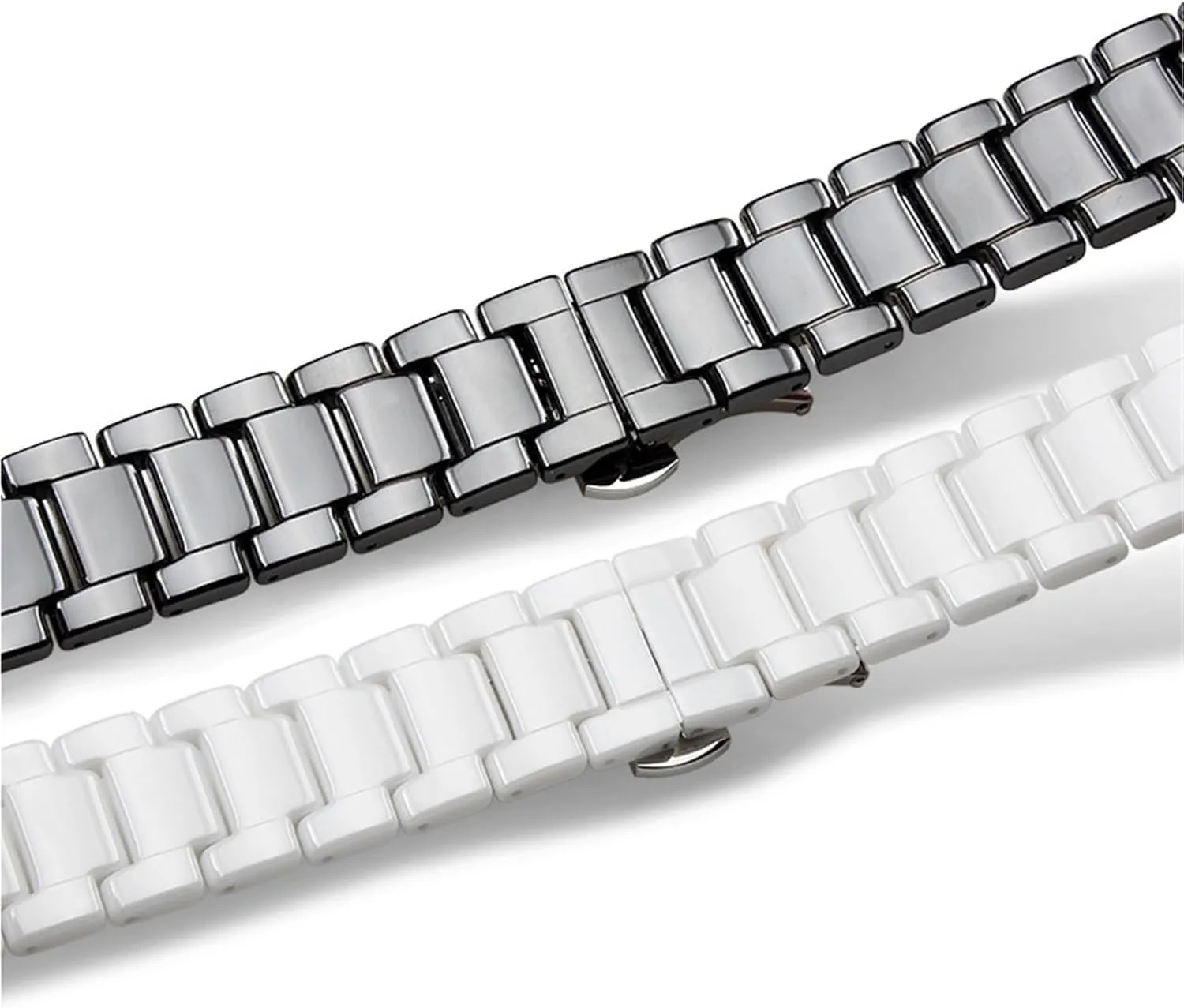 Stainless Steel Metal Watch Band 14-22mm Unisex insensitivity Watch Accessories Suitable for Smart Watch Quartz Watch Ceramic 