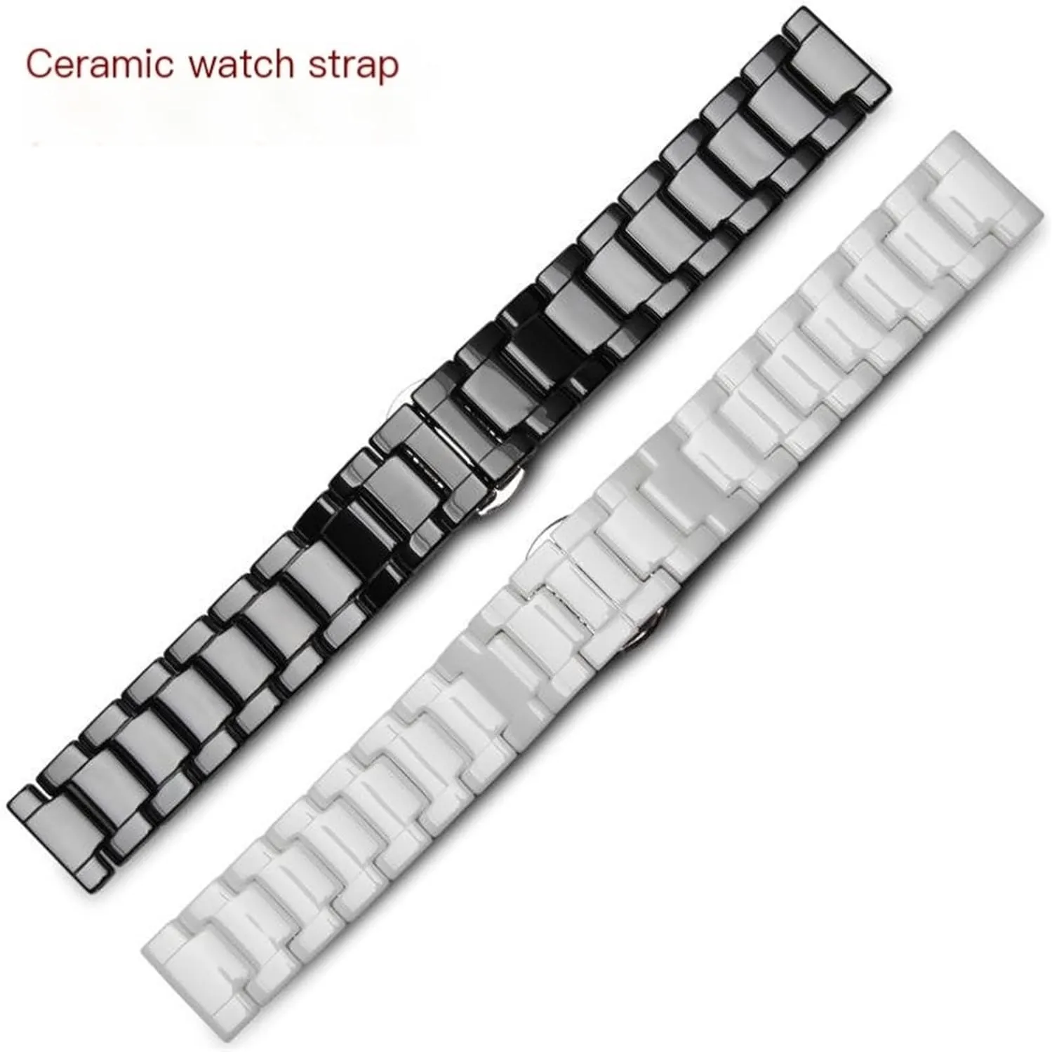 Stainless Steel Metal Watch Band 14-22mm Unisex insensitivity Watch Accessories Suitable for Smart Watch Quartz Watch Ceramic 